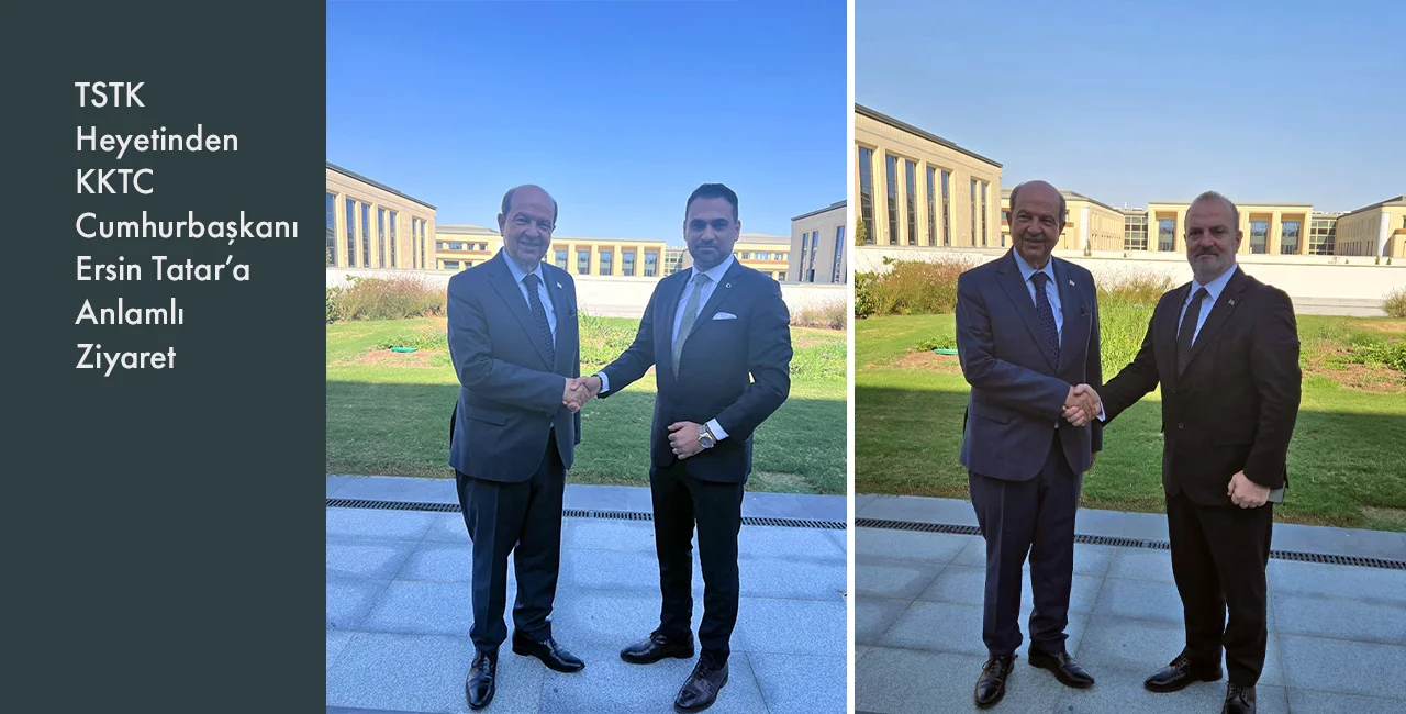Uskaid tstk heyetinden kktc cumhurbaskani ersin tatar a anlamli ziyaret01